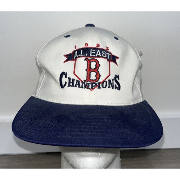 TWINS ENTERPRISE MLB BOSTON RED SOX 1995 A.L. EAST CHAMPS SNAPBACK HAT ONE SIZE - Picture 1 of 7
